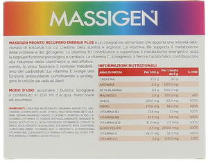 Massigen Pronto Recupero Plus Buste - Foto 2