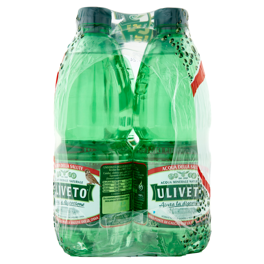 Acqua Effervescente Naturale Uliveto 6 X L 0,5 - Foto 2