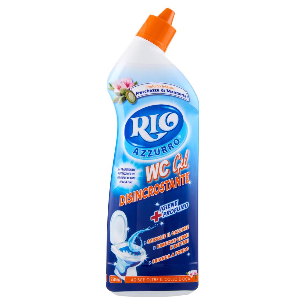 Pulitore Wc Disincrostante In Gel Rio Azzurro - Foto 1
