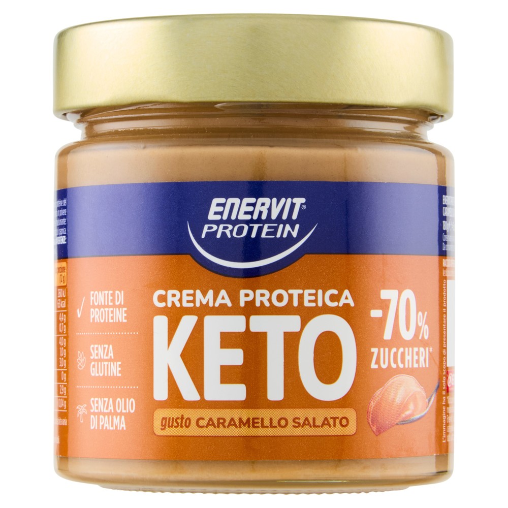 Crema Proteica Keto Gusto Caramello Salato Enervit Protein - Foto 1