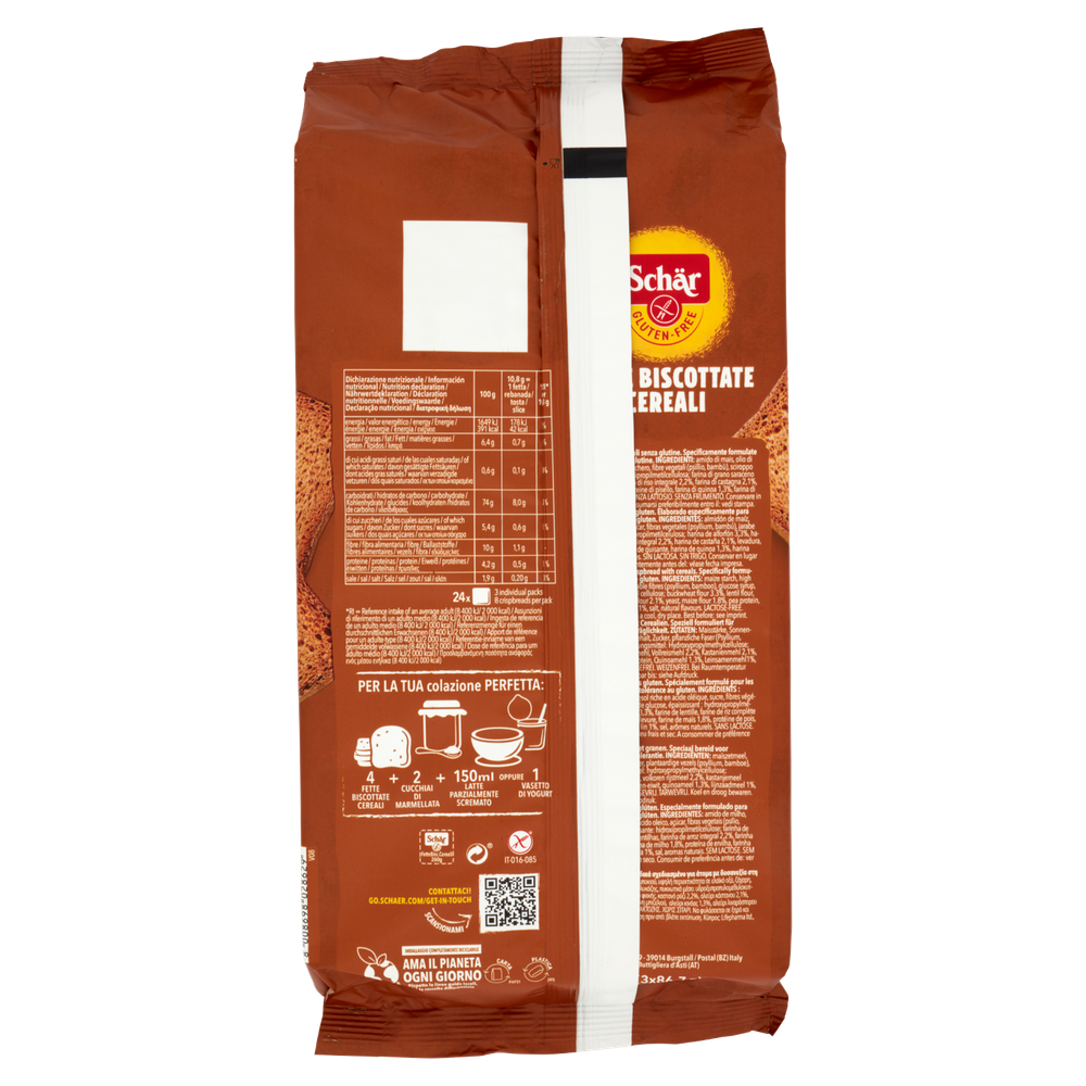 Fette Biscottate Cereali Gluten Free Schar - Foto 3