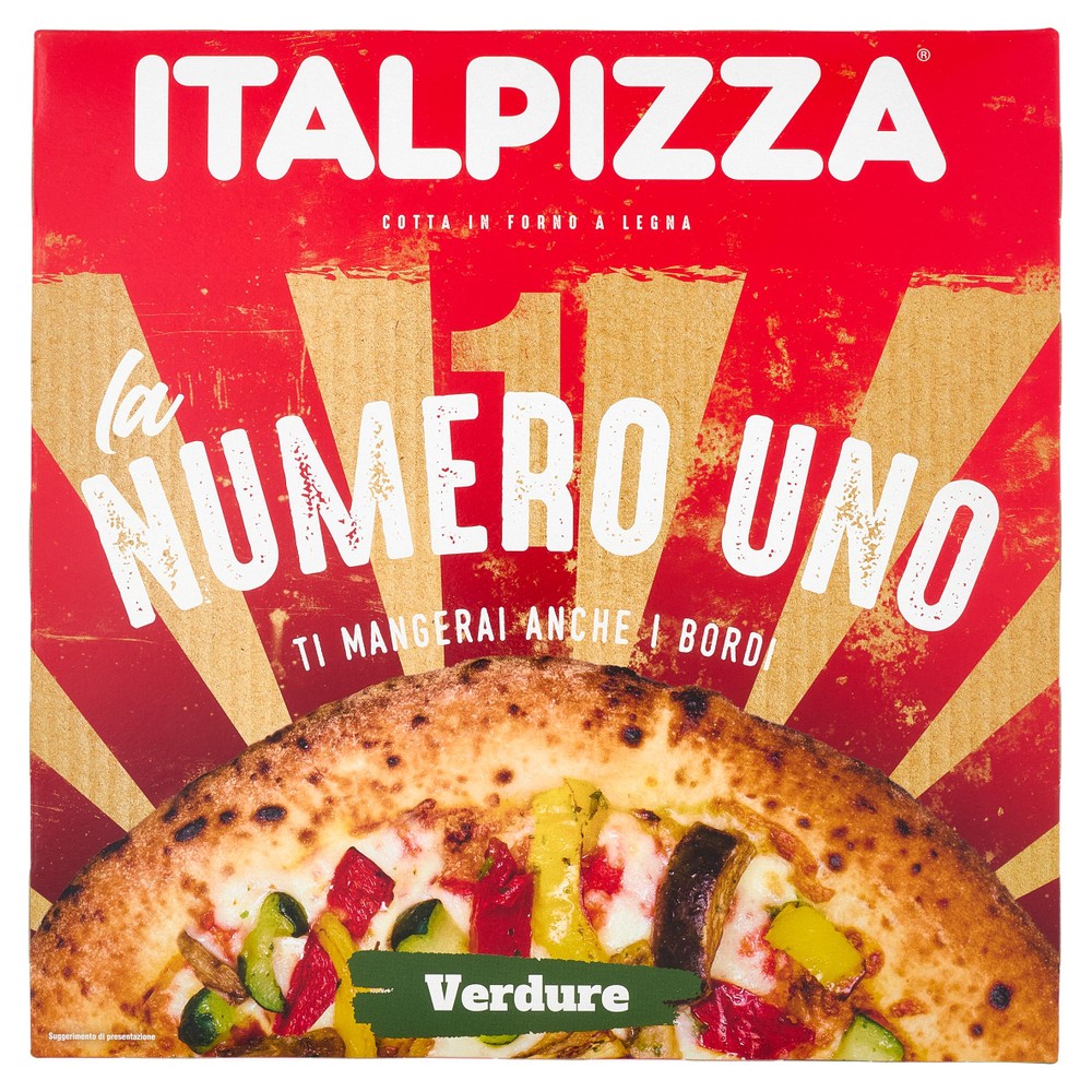 Pizza Farcita Con Verdure Grigliate Condite. Surgelata - Foto 1