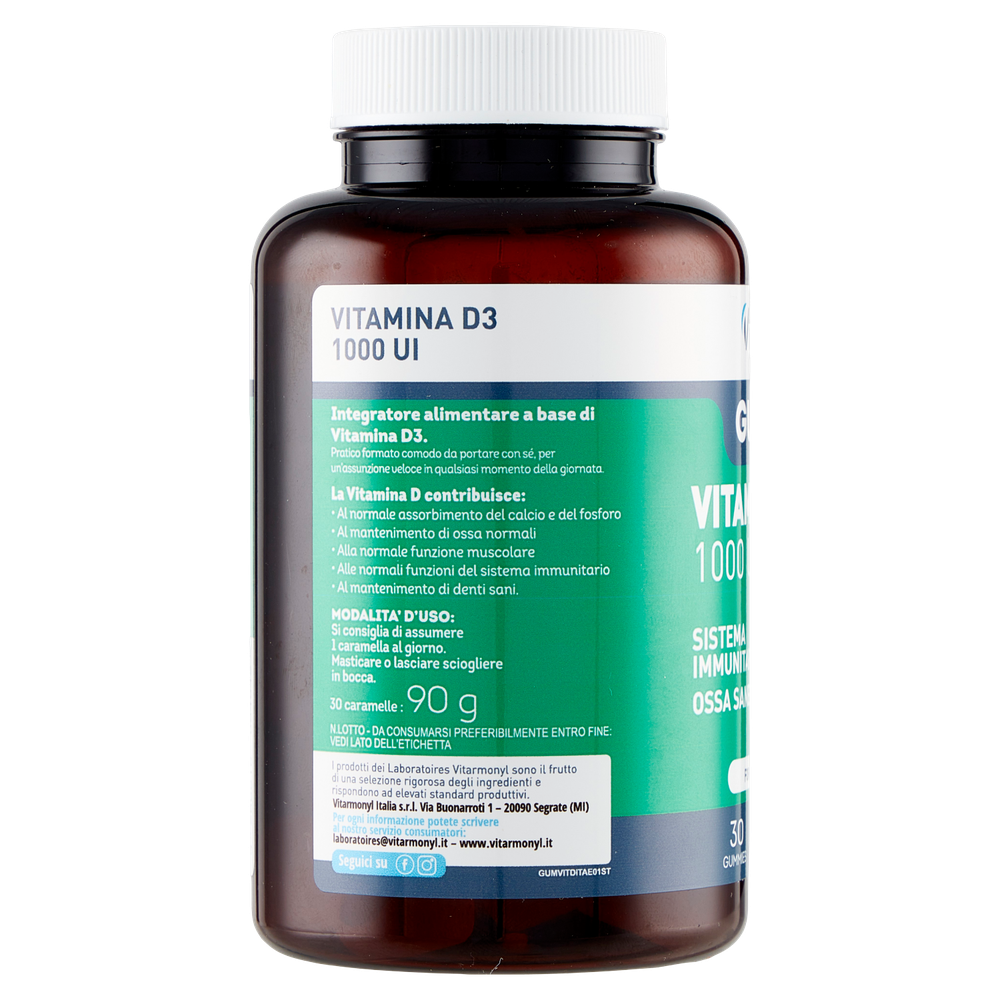 Gummies Vitamina D3 1000ui Vitarmonyl - Foto 2