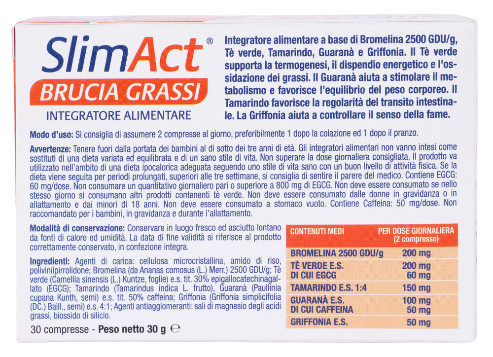 Slim Act Brucia Grassi Compresse - Foto 3