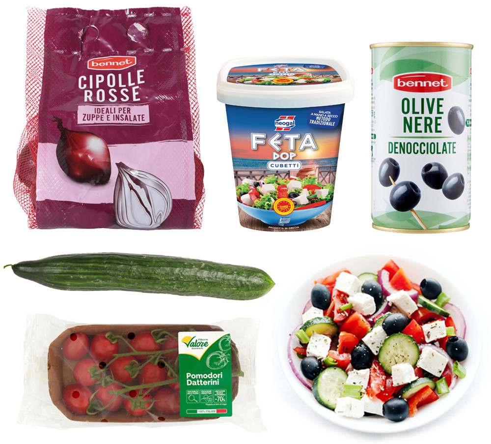 MIX INSALATA GRECA CON POMODORO DATTERINO - Foto 1