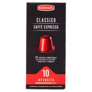 Caffè Espresso Classico In Capsule Compatibili Nespresso10pz Bennet - Foto 1
