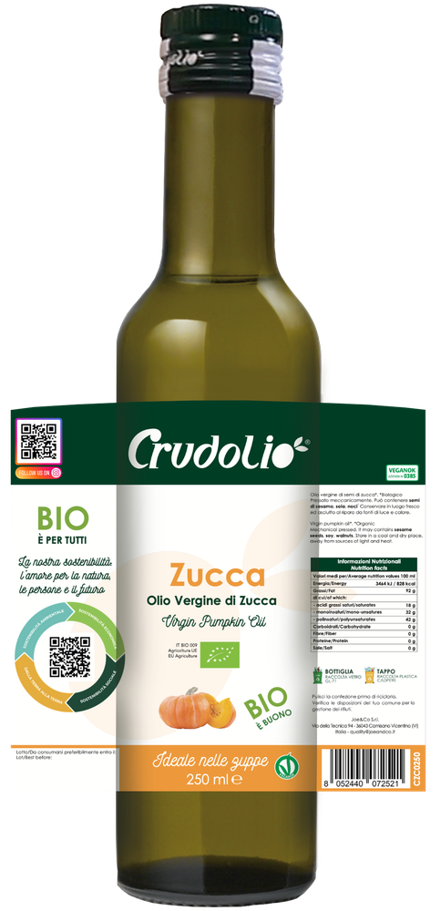 Olio Di Zucca Vergine Biologico Crudolio - Foto 2