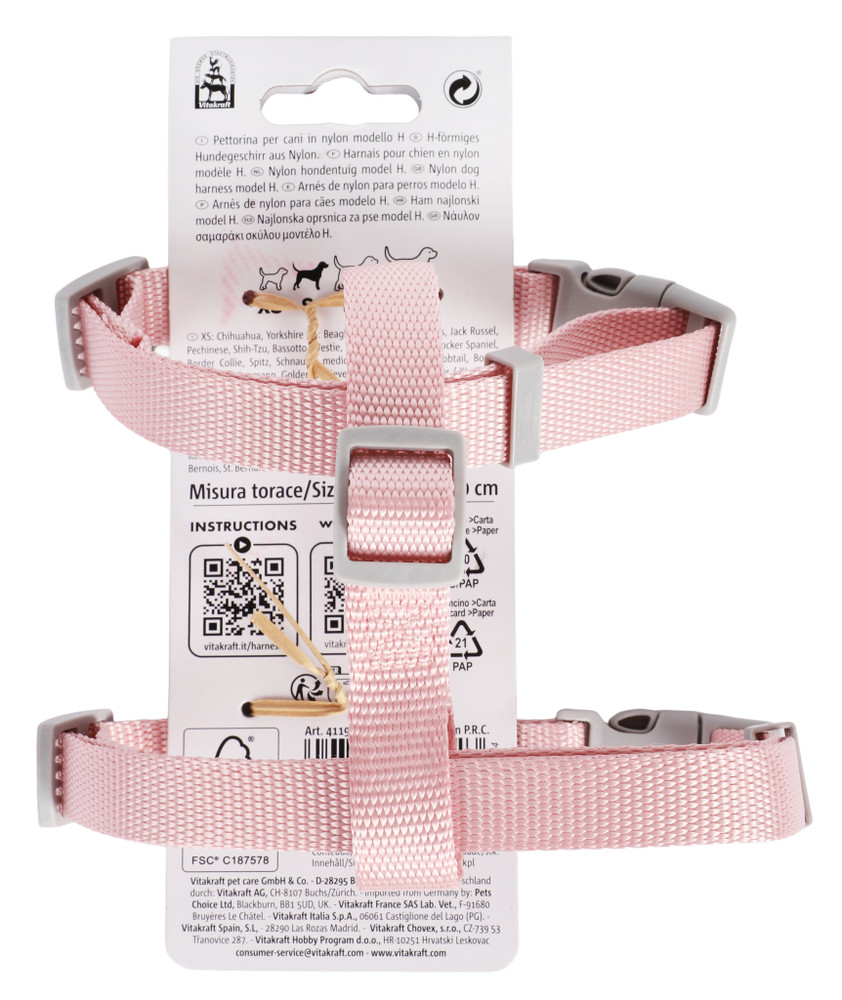Pettorina Per Cani Ad H Everyday Nylon S Vitakraft - Foto 3