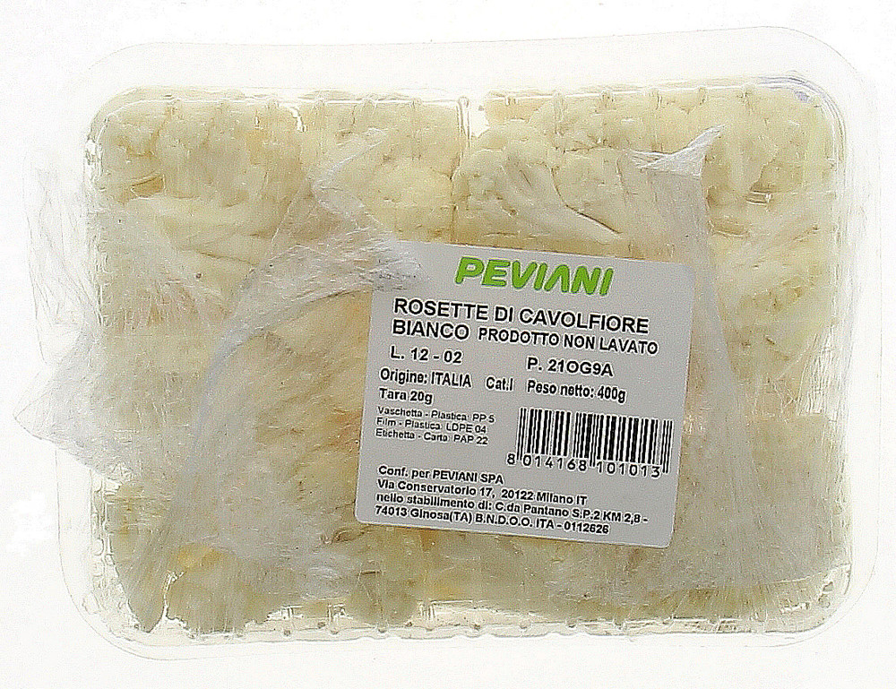 Rosette Di Cavolfiore Bianco Vassoio - Foto 2