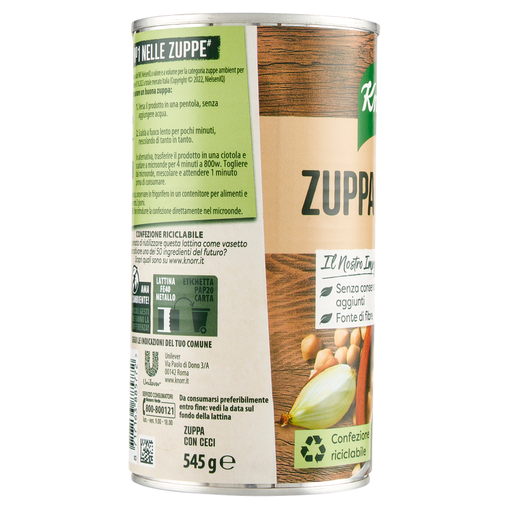 Zuppa Di Ceci Senza Conservanti Knorr - Foto 2