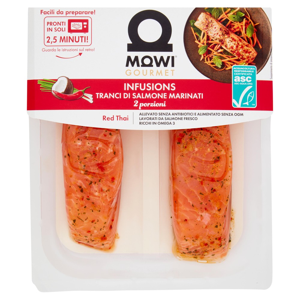 Tranci Di Salmone Marinati Red Thai Infusions Mowi - Foto 1