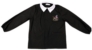 Casacca Scuola Bambino 8 Anni Nero Ricamo Moto - Foto 1