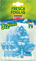 Profumatore Auto Anti Tabacco Fresca Foglia Arexons Confezione 3 x 2 Profumatore Auto Anti Tabacco Fresca Foglia Arexons Confezione 3 x 2
