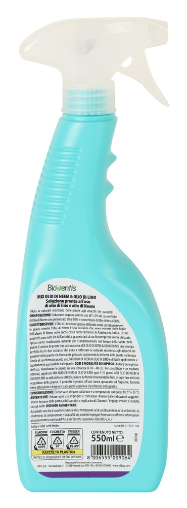 Bioventis Olio Di Neem + Olio Di Lino 550 Ml. - Foto 3