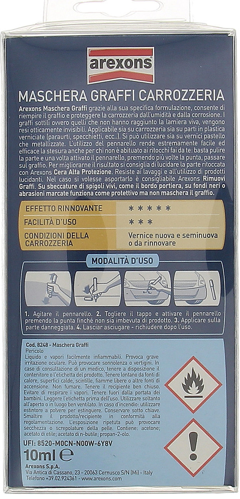 Maschera Graffi Carrozzeria 10ml Arexons - Foto 2