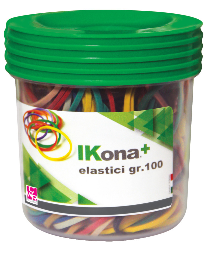 Barattolo 100 Elastici Misti Ikona+ - Foto 1