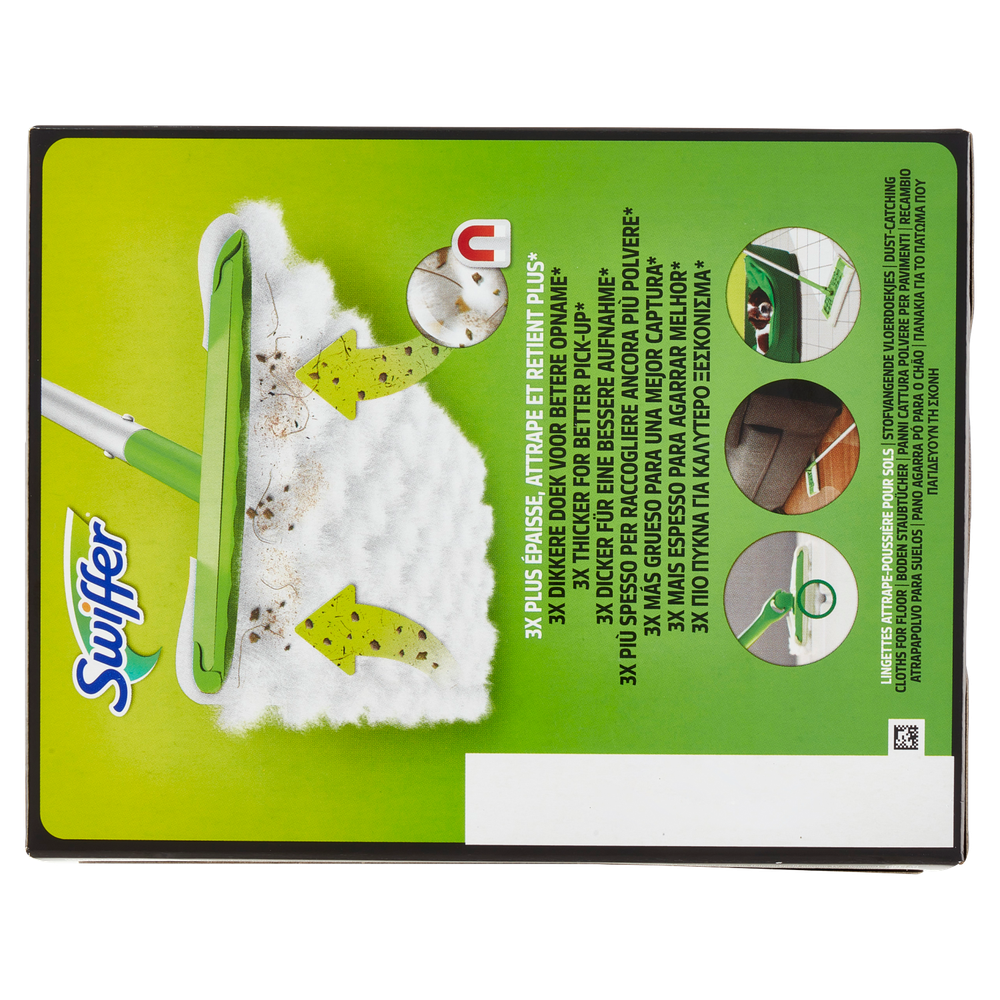 Ricambi Panni Cattura Polvere 3d Per Scopa Pavimenti Swiffer Conf.Da 7