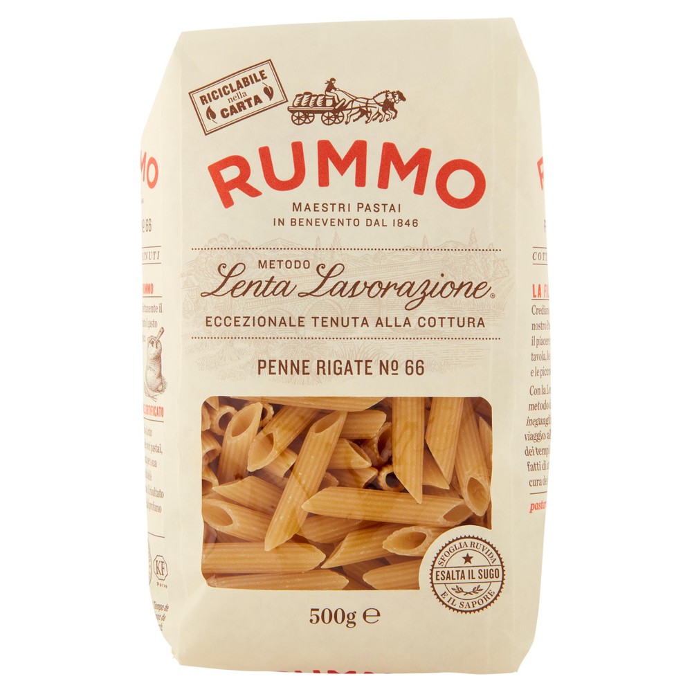 Pasta Penne Rigate N.66 Rummo - Foto 1