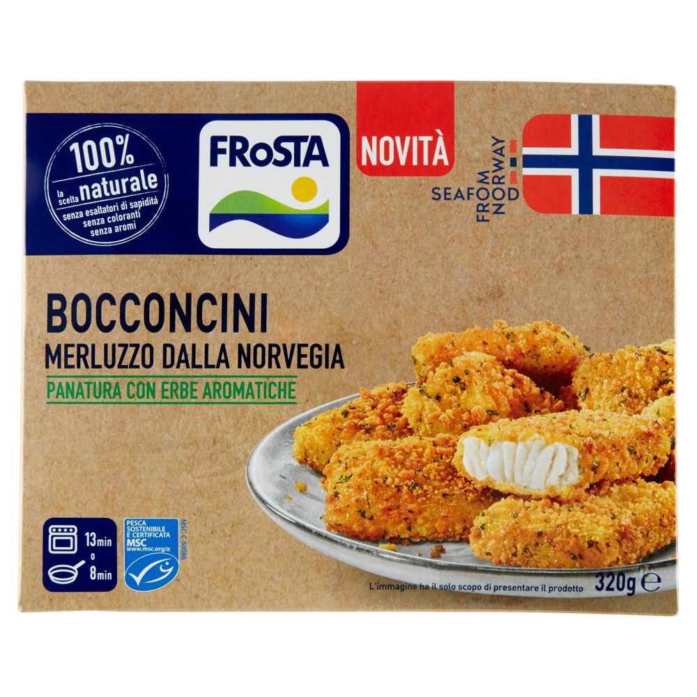Bocconcini Di Merluzzo Alle Erbe Frosta - Foto 1