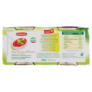 Polpa Finissima Di Pomodoro 2x230g Bennet - Foto 3