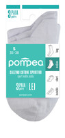 Calze Donna Tg Tg.35/38 Bianco Conf Da 3 Pompea Calze Donna Tg Tg.35/38 Bianco Conf Da 3 Pompea
