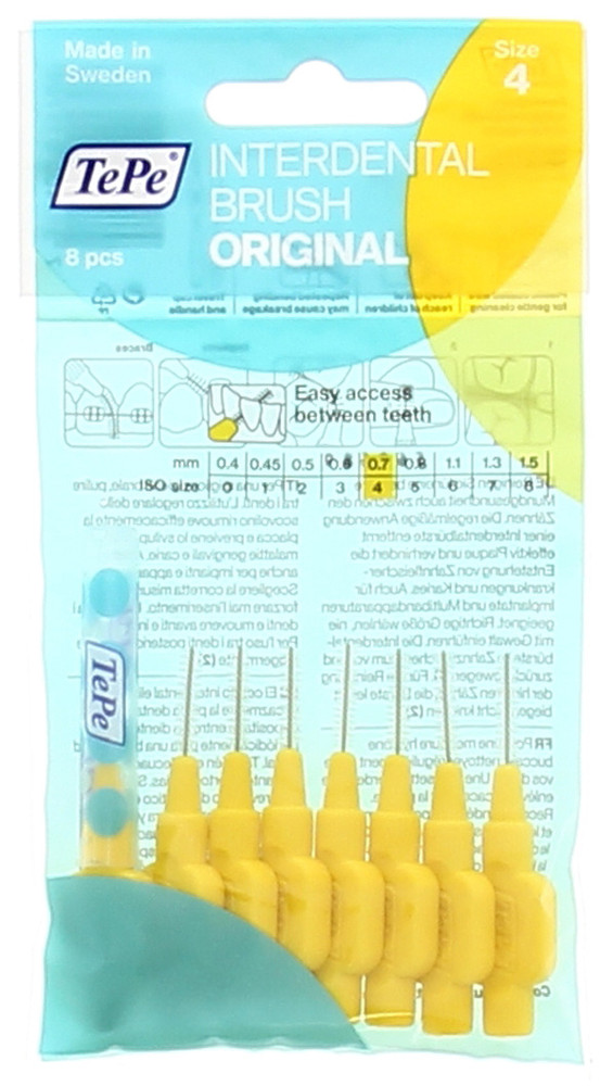 Scovolini Interdentali Giallo 0,7mm Tepe - Foto 1