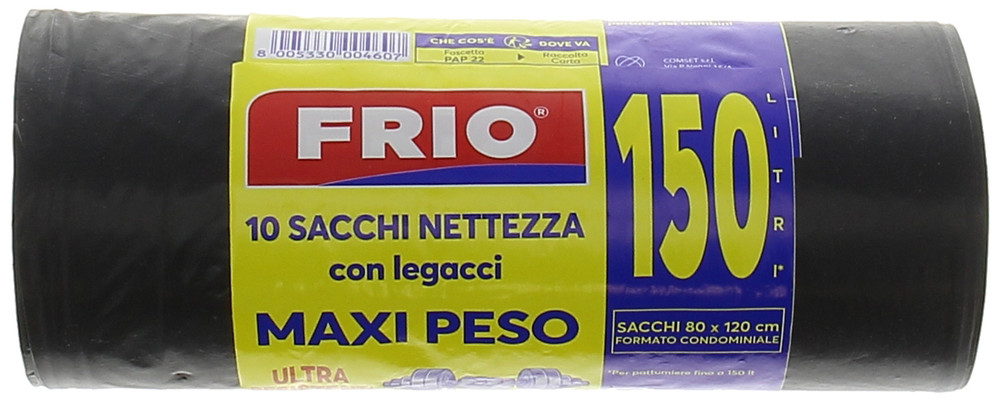 Sacchi Immondizia Extra Resistenti Maxi Frio Lt.130