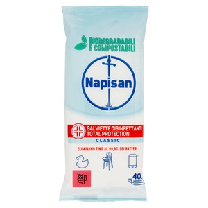 Salviette Disinfettanti Total Protection Classic Napisan - Foto 1