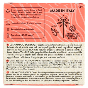 Shampoo Solido Capelli Normali 50g Omnia Botanica - Foto 3