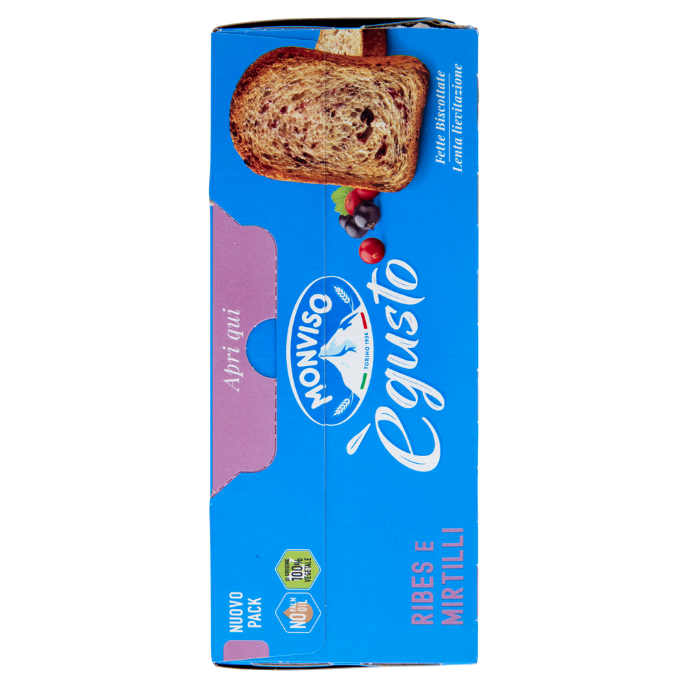 Fette Biscottate Con Ribes E Mirtilli Ègusto Monviso - Foto 2