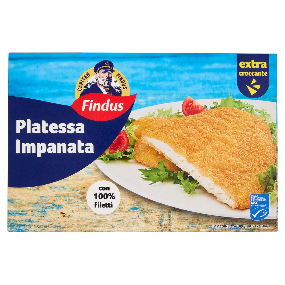 Filetti Di Platessa Impanati Extra Croccanti Capitan Findus - Foto 1