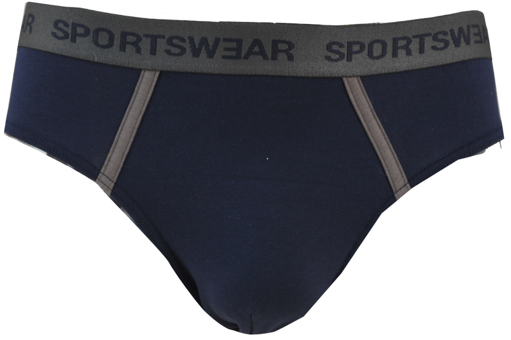Slip Uomo Elastico Parlato Con Scritta XXL Blu Delinea - Foto 1