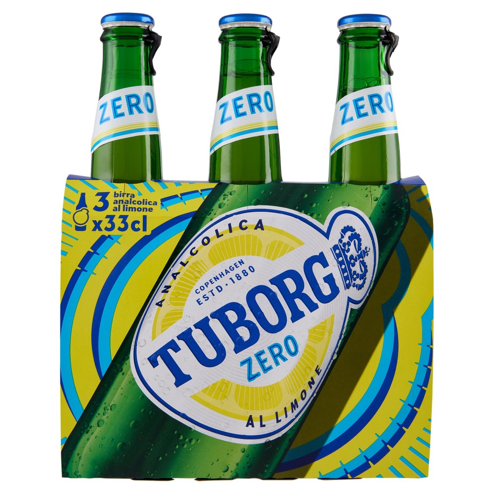 Birra Lemon Zero 3x33cl Tuborg - Foto 1