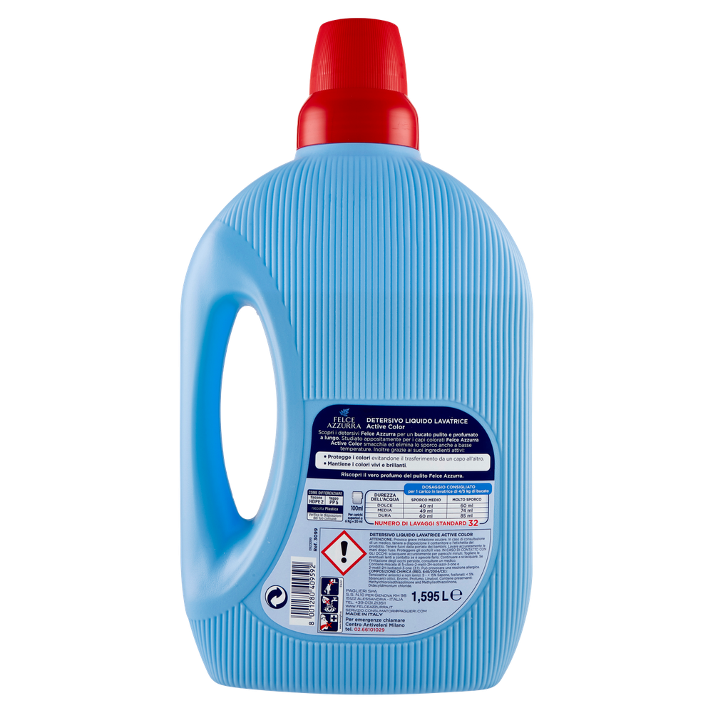 Detersivo Liquido Per Lavatrice Color Felce Azzurra Da 32 Lavaggi - Foto 3