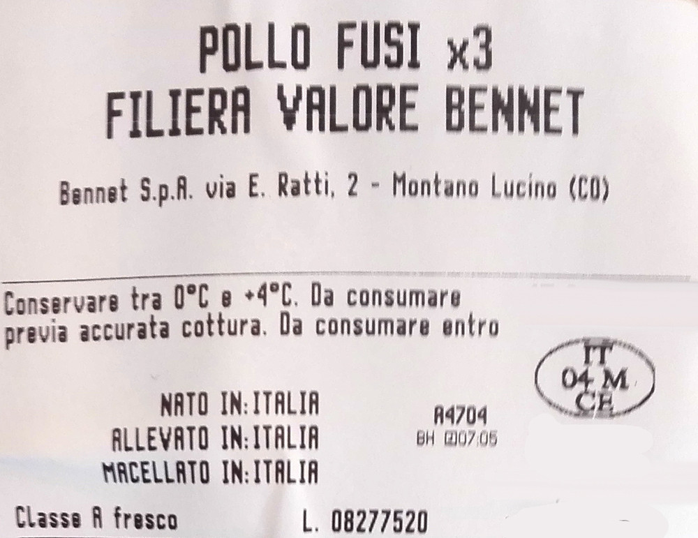 3 Fusi Di Pollo Filiera Valore Bennet - Foto 3