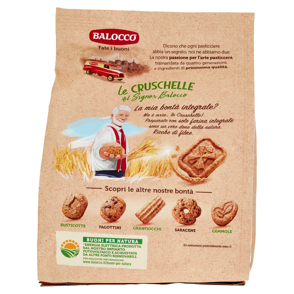Biscotti Integrali Cruschelle Senza Olio Di Palma Balocco - Foto 3