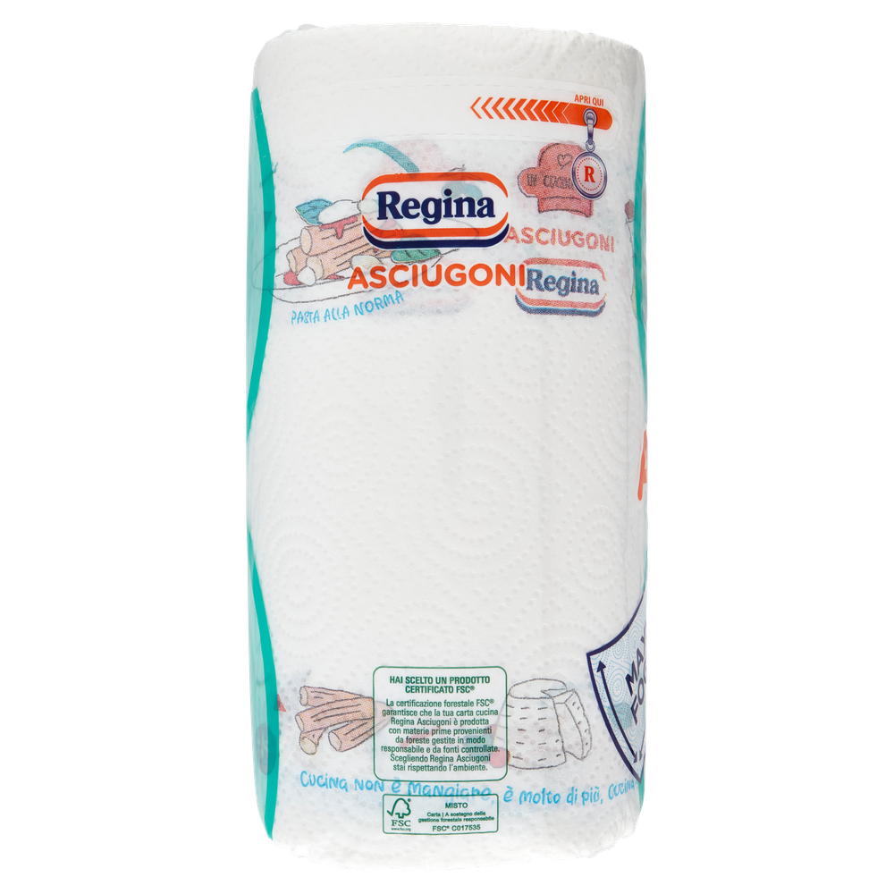Carta Cucina Asciugatutto 2x Maxi Rotoli 2 Veli Asciugoni Regina - Foto 2