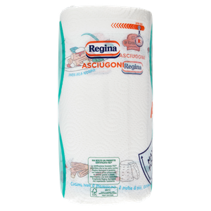 Carta Cucina Asciugatutto 2x Maxi Rotoli 2 Veli Asciugoni Regina - Foto 2