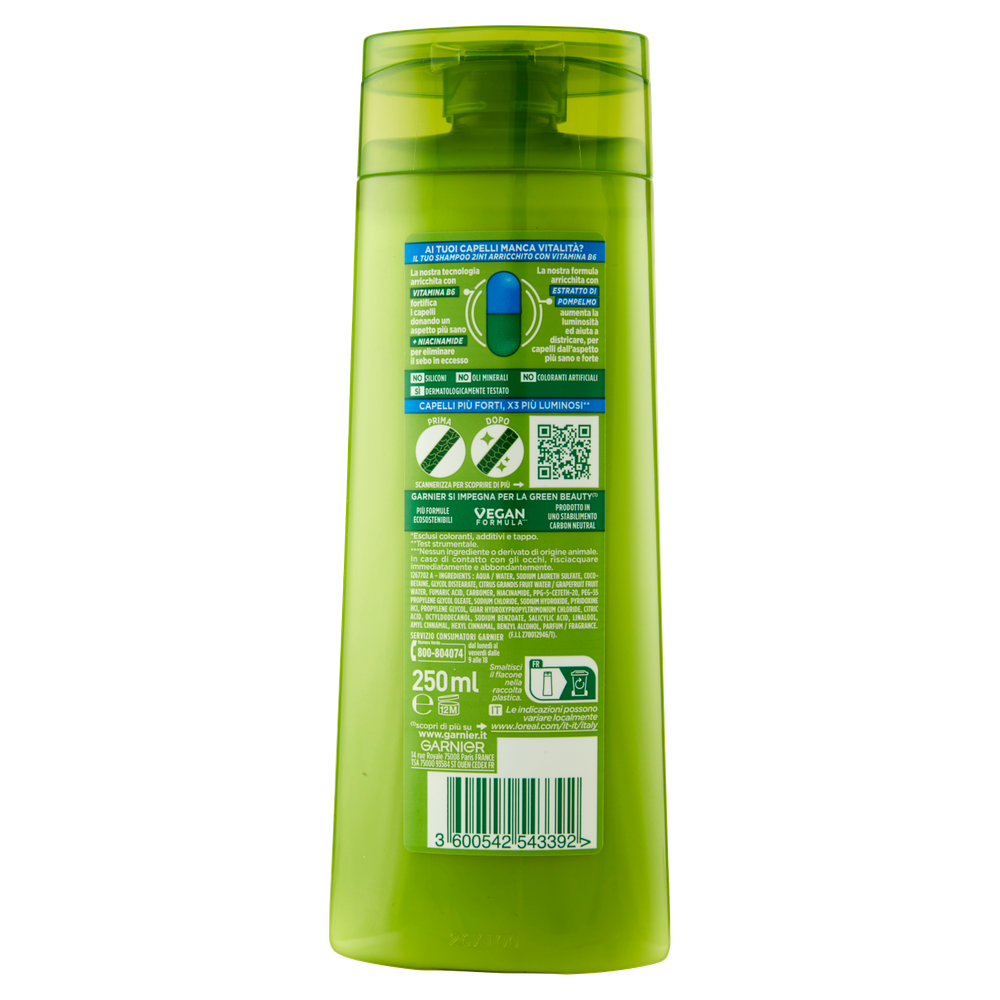 Shampoo Fructis Capelli Normali 2in1 Garnier - Foto 3