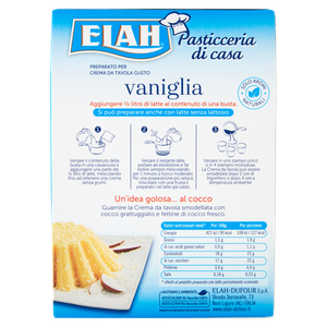 Preparato Per Crema Da Tavola Gusto Vaniglia Elah - Foto 3