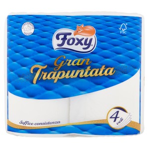 Carta Igienica Gran Trapuntata 4 Veli Foxi - Foto 1