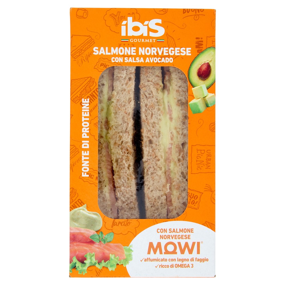 Tramezzini Salmone Con Salsa Avocado Ibis Gourmet - Foto 1