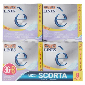 Assorbenti Con Ali Extra Quadri 36+8 Lines E' - Foto 1