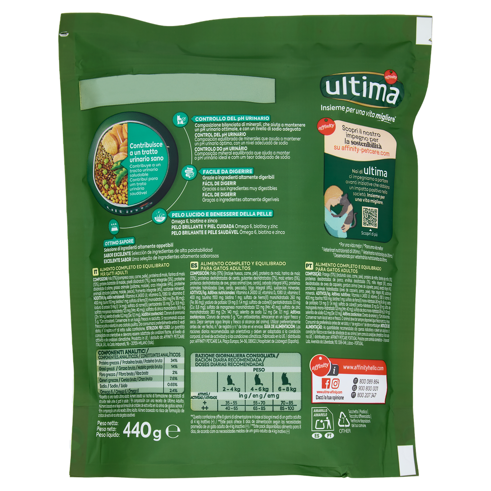 Alimento Secco Per Gatto Urinary Tract Ultima