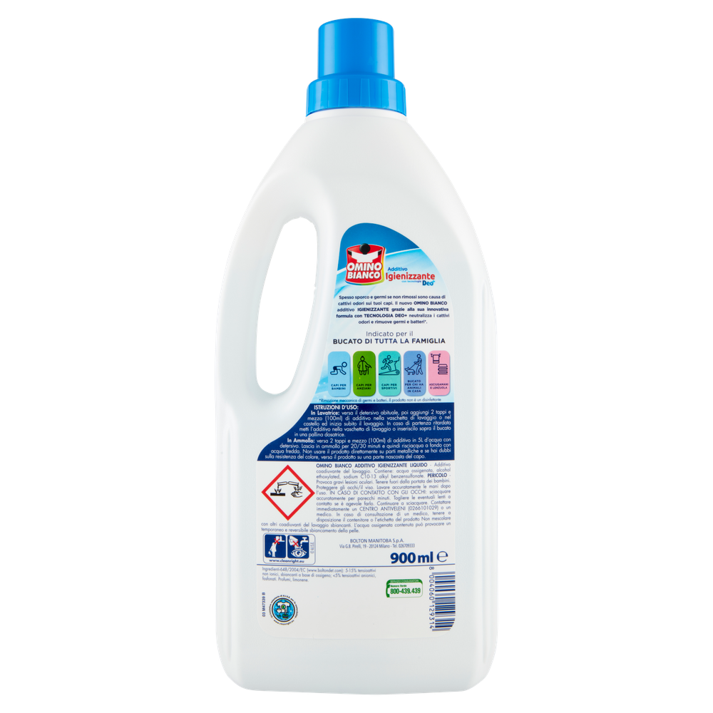 Additivo Liquido Igienizzante Per Bucato Omino Bianco - Foto 3