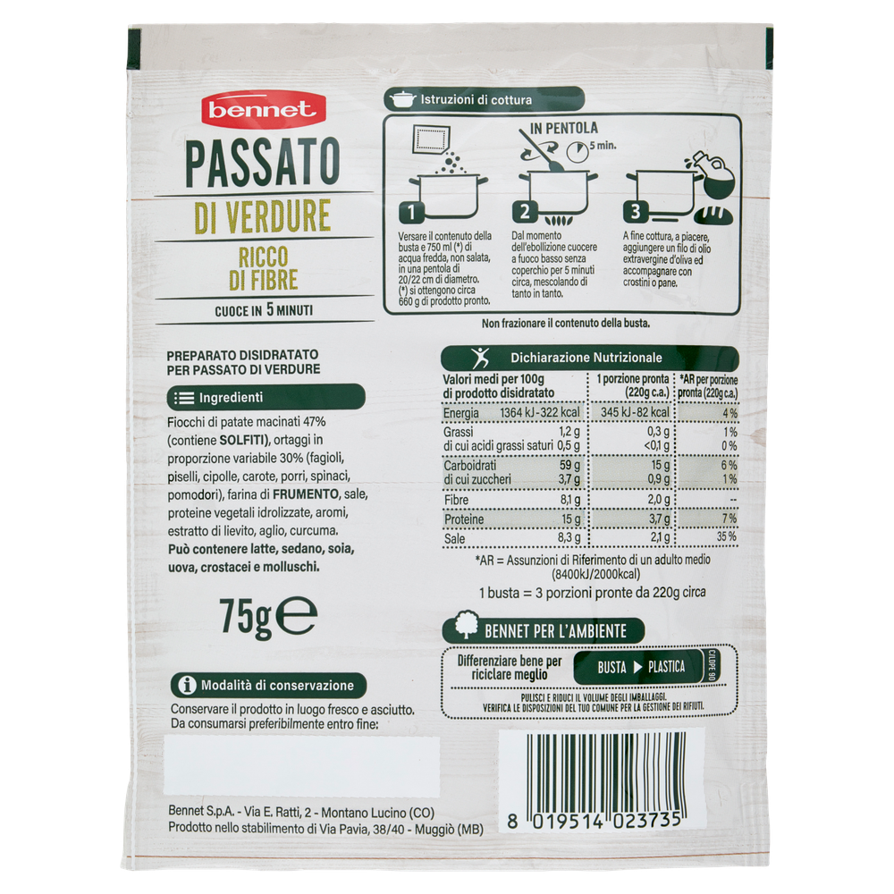 Passato Di Verdure Bennet - Foto 3