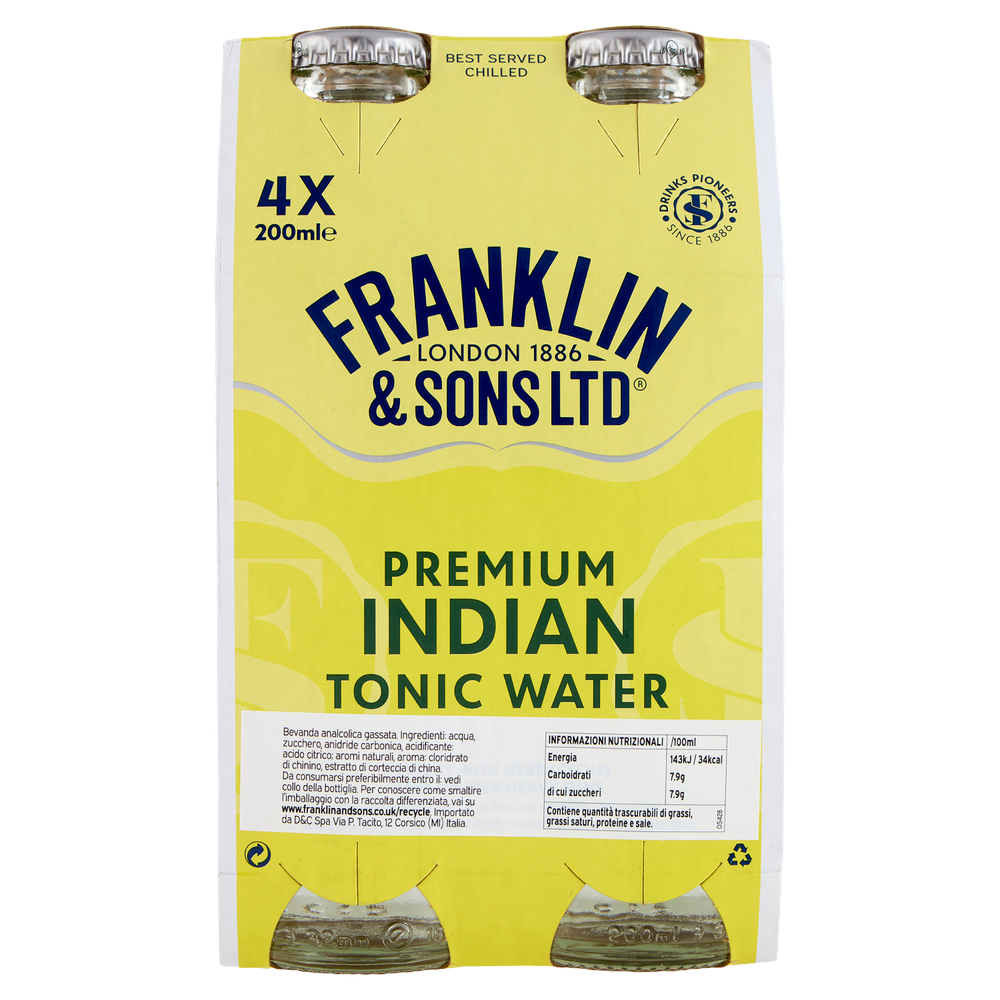 Water Indian Tonic 4x200ml Franklin - Foto 3