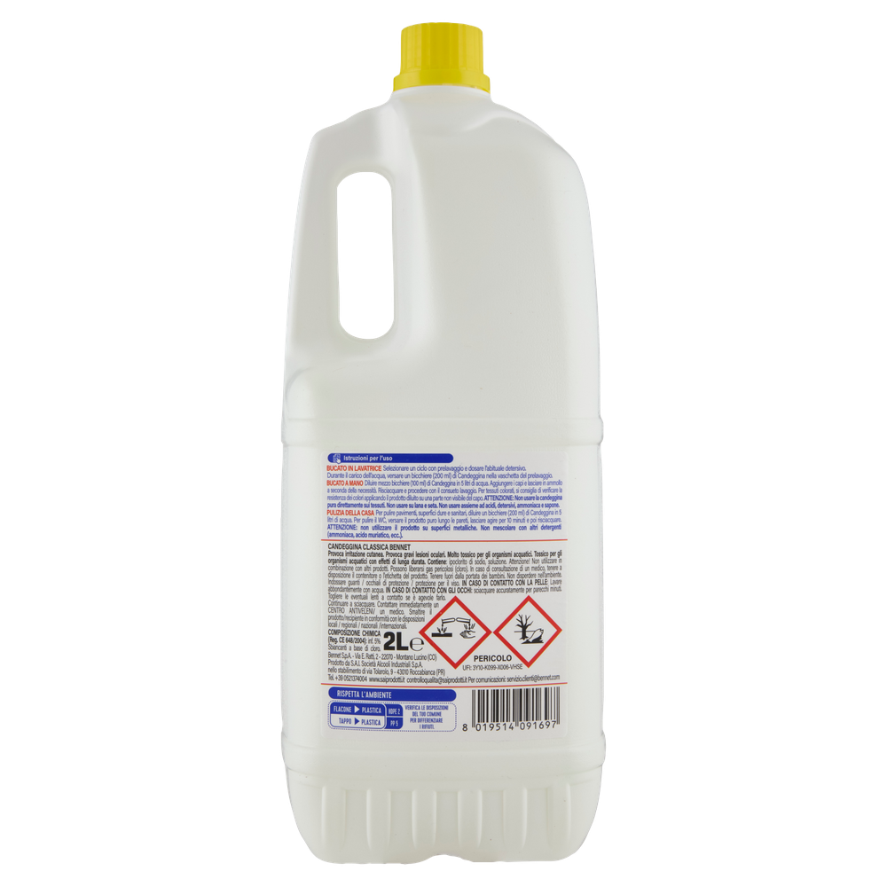 Candeggina Classica Per L'igiene Di Bucato E Casa Bennet - Foto 3