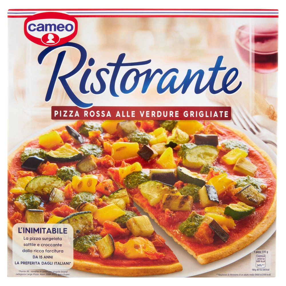 Pizza Ristorante Rossa Verdure Grigliate Cameo - Foto 1