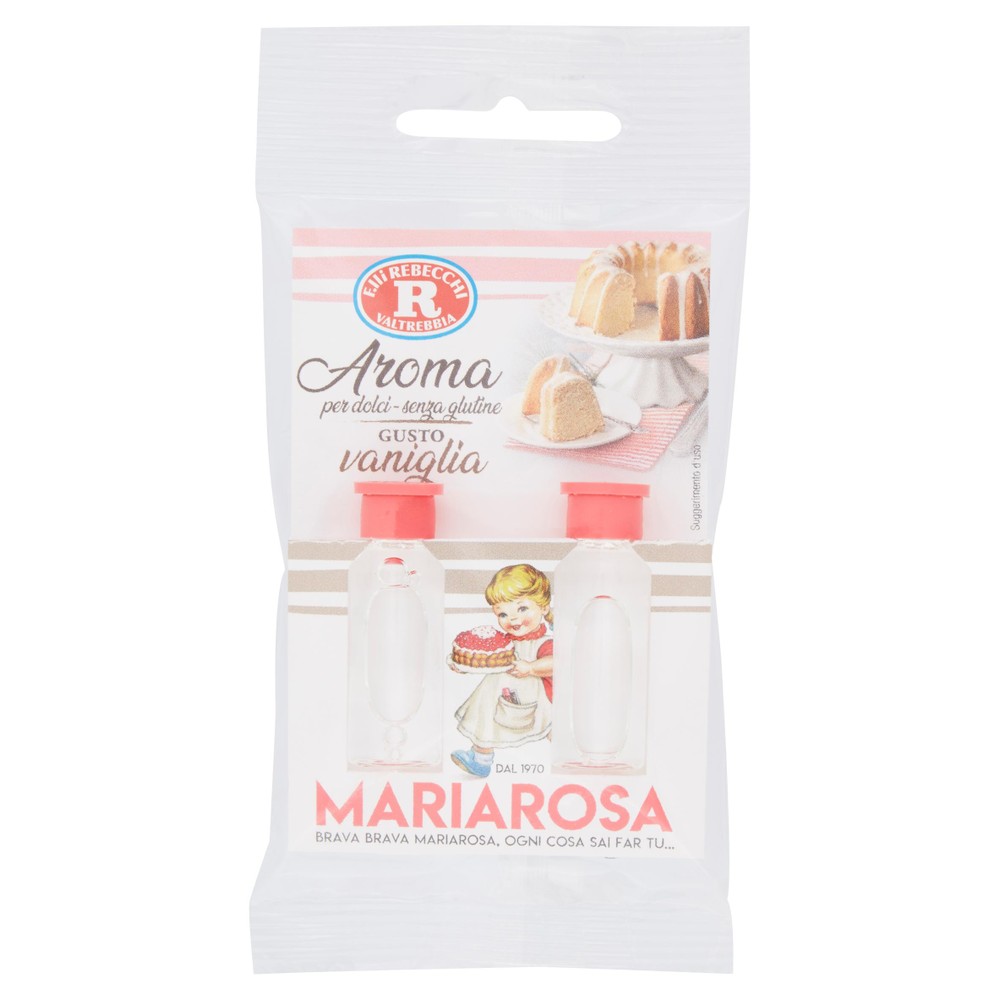 Aroma Di Vaniglia Per Dolci Senza Glutine 2x5ml Mariarosa - Foto 1
